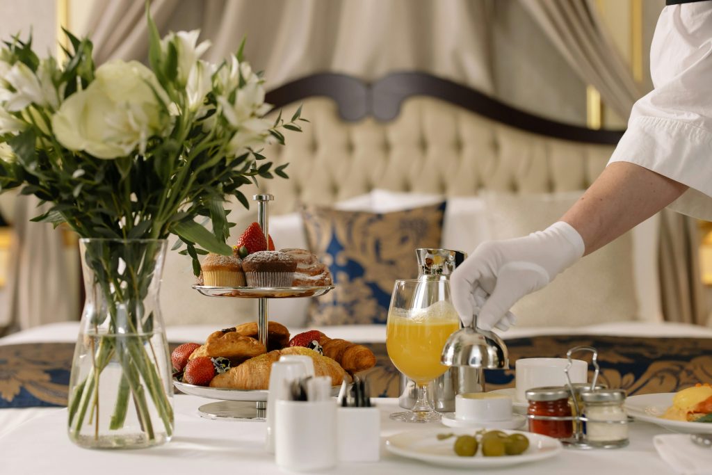 An image of meal at one of the top bed & breakfast hotels in Vienna.